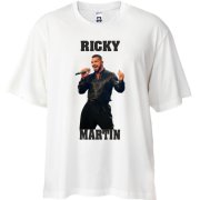 Футболка Oversize Ricky Martin - livin' la vida loca