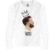 Дитяча футболка з довгим рукавом Lionel Messi King