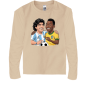 Дитяча футболка з довгим рукавом Maradona & Pele