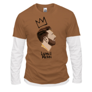 Комбинированный лонгслив Lionel Messi King