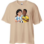Футболка Oversize Maradona & Pele