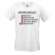 Футболки с принтом  "Hunters checklist"