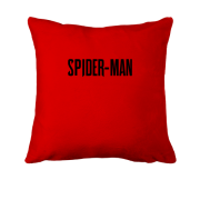 Подушка с надписью Spider-Man