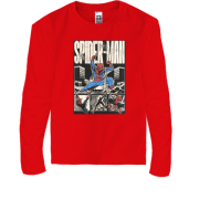 Детская футболка с длинным рукавом Постер Spider-Man