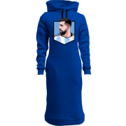 Женская толстовка-платье Lionel Messi logo
