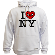 Худи без начісу I Love NY Spider-Man