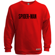 Свитшот без начеса с надписью Spider-Man