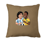 Подушка Maradona & Pele