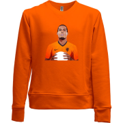 Детский свитшот без начеса Virgil Van Dijk