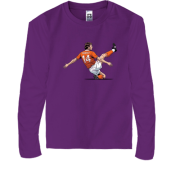 Детская футболка с длинным рукавом Johan Cruyff (2)