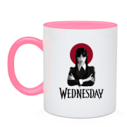Чашка Wednesday (черно-красный)