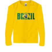 Детская футболка с длинным рукавом BRAZIL