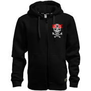 Худі на блискавці ACDC skull