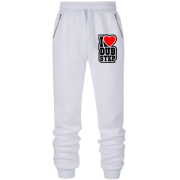 Штани з футеру без начосу I love dub step