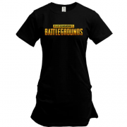 Подовжена футболка PlayerUnknown’s Battlegrounds logo