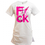 Подовжена футболка F_ck Fashion