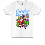 Детская футболка с крутым Санта Клаусом