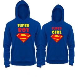 Парные толстовки Super-boy&Super-girl-2