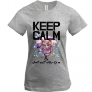 Футболка з бегемотом Keep calm & dont eat after 6 pm