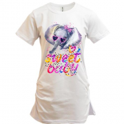 Подовжена футболка з слоником "sweet baby"
