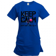 Подовжена футболка Keep calm & dont eat after 6 pm