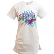 Подовжена футболка ALOHA (1)