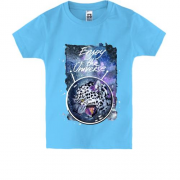 Детская футболка c леопардом "Enjoy the universe"