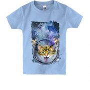 Детская футболка c котом "Born to wonder"