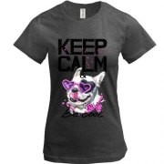 Футболка з Бульдогом "Ceep calm & be cool" (1)