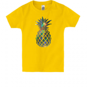Дитяча футболка з ананасом (Голограма) (голограма)