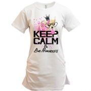 Туника с собачкой "Ceep calm & be princess"