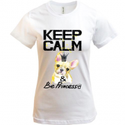 Футболка з Французьким Бульдогом (keep calm & be princess)