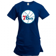 Подовжена футболка Philadelphia 76ers