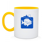 Чашка Рыбак и большая рыба