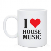 Чашка I love house music