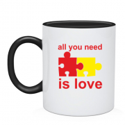 Чашка All you need is love