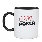 Чашка Люблю Покер