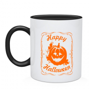 Чашка Happy Halloween (Jack Daniels style)