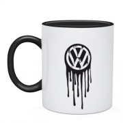 Чашка Volkswagen с потеками