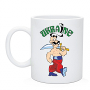 Чашка Ukraine с казаком