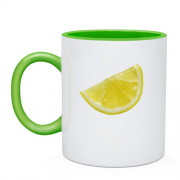 Чашка часточка лимона