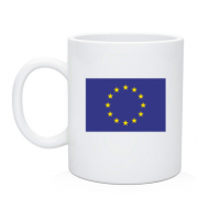 Чашка з прапором Євро Союзу