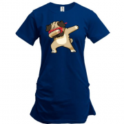 Подовжена футболка Dabbing Dog