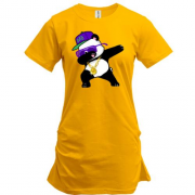 Подовжена футболка Dabbing Gangsta Panda