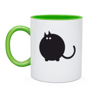 Чашка с толстым котом