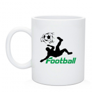 Чашка Я люблю футбол!