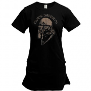 Подовжена футболка Black Sabbath (череп)