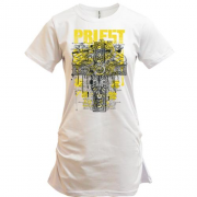 Подовжена футболка Priest