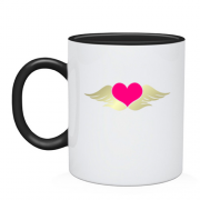 Чашка Сердце с крыльями
