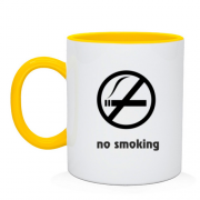 Чашка Я против курения